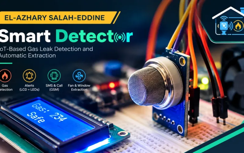 Smart Detector — IoT-Based Gas Leak Detection and Automatic Extraction